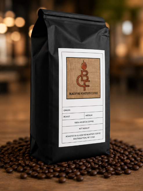 BLACKFIRE COFFEE ROASTERS: MEDIUM ROAST / BREAKFAST BLEND GROUND