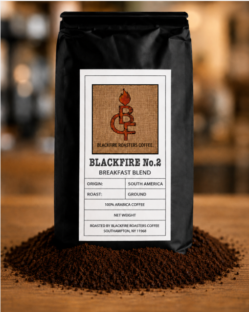 BLACKFIRE No. 2 Breakfast Blend Ground Coffee Bag