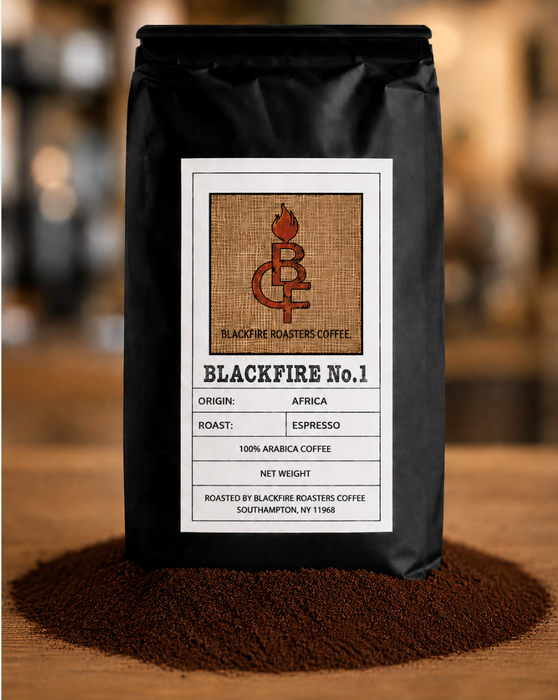 BLACKFIRE No.1 Espresso — Africa Origin, 100% Arabica